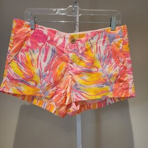 Lilly Pulitzer Kerrie Shorts Sun Splashed Sz 6 Style 25911